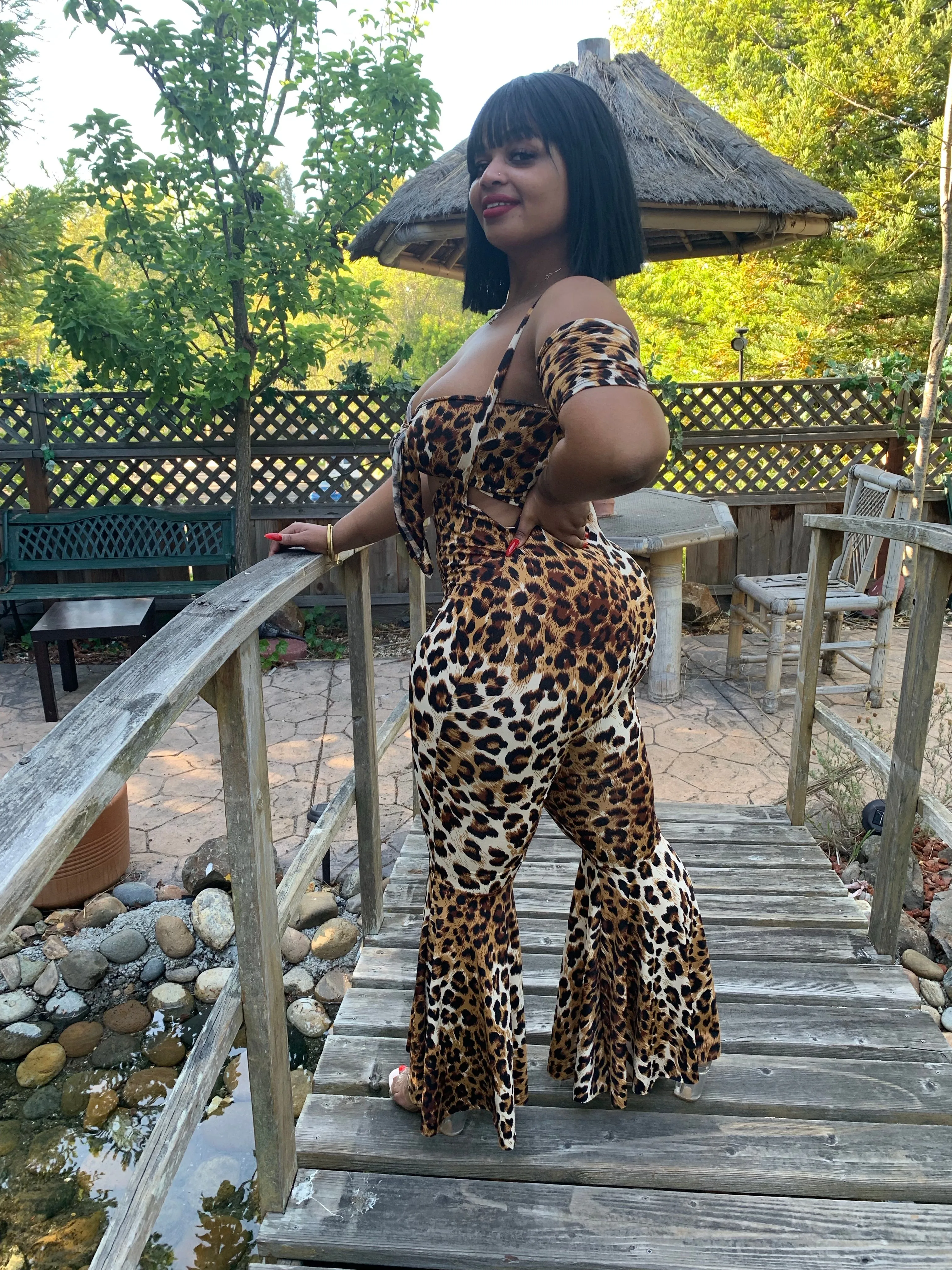 🐯 Safari Bandeau Suspenders Set 🐯