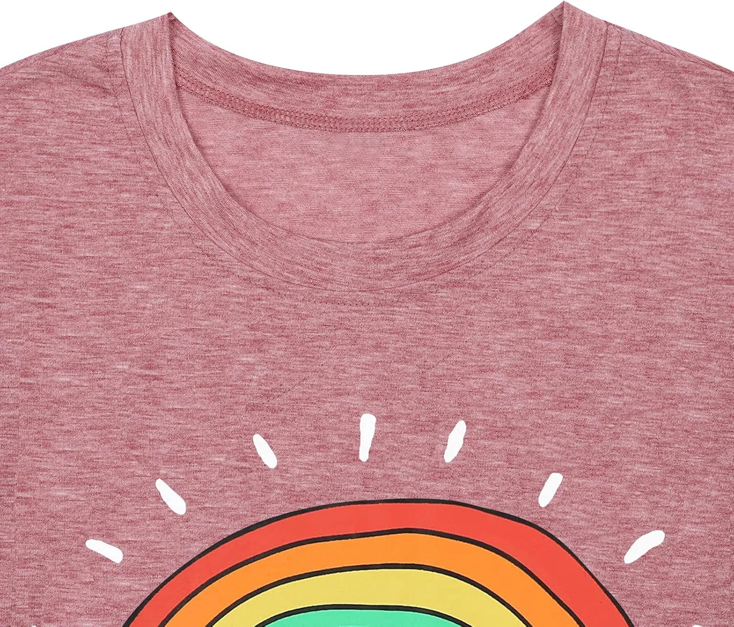 Be Kind Shirts Women Rainbow Graphic Tees Funny Inspirational Saying Casual Positive Short Sleeve Tops Shirts