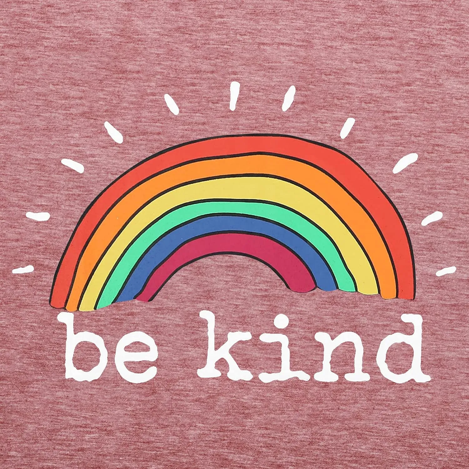 Be Kind Shirts Women Rainbow Graphic Tees Funny Inspirational Saying Casual Positive Short Sleeve Tops Shirts