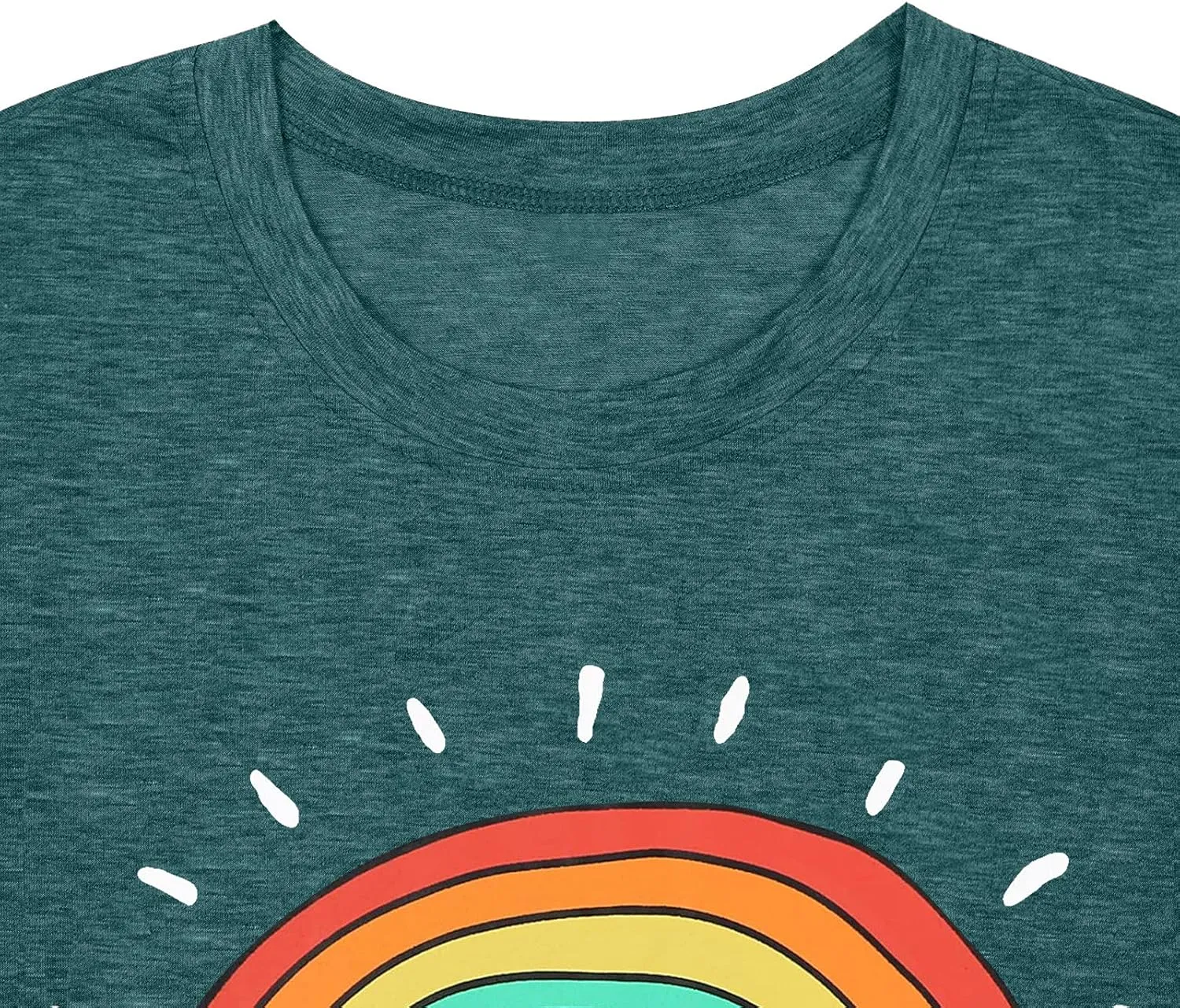 Be Kind Shirts Women Rainbow Graphic Tees Funny Inspirational Saying Casual Positive Short Sleeve Tops Shirts