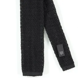 Black Knit Tie