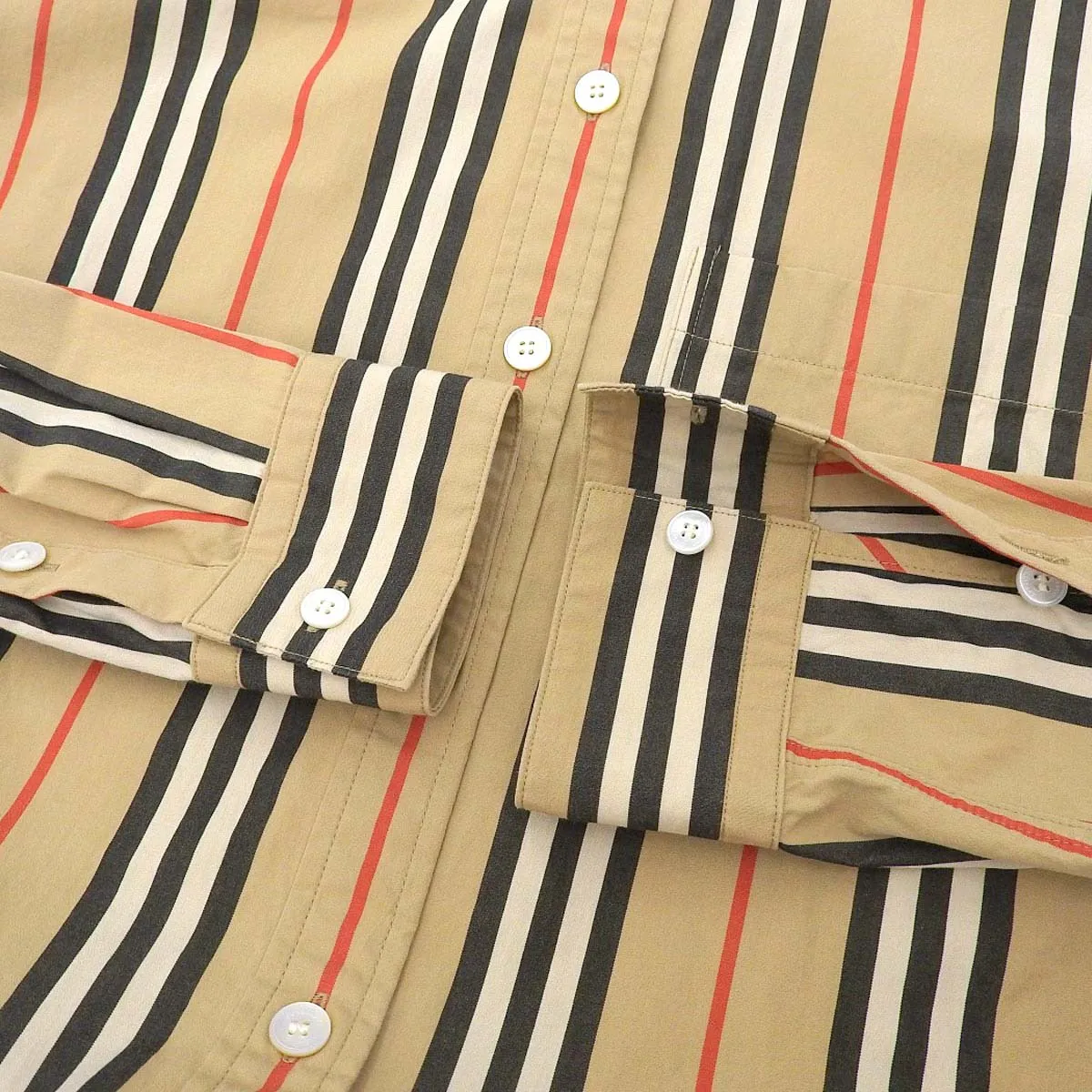 Burberry Cotton Icon Stripe Shirt 8011359
