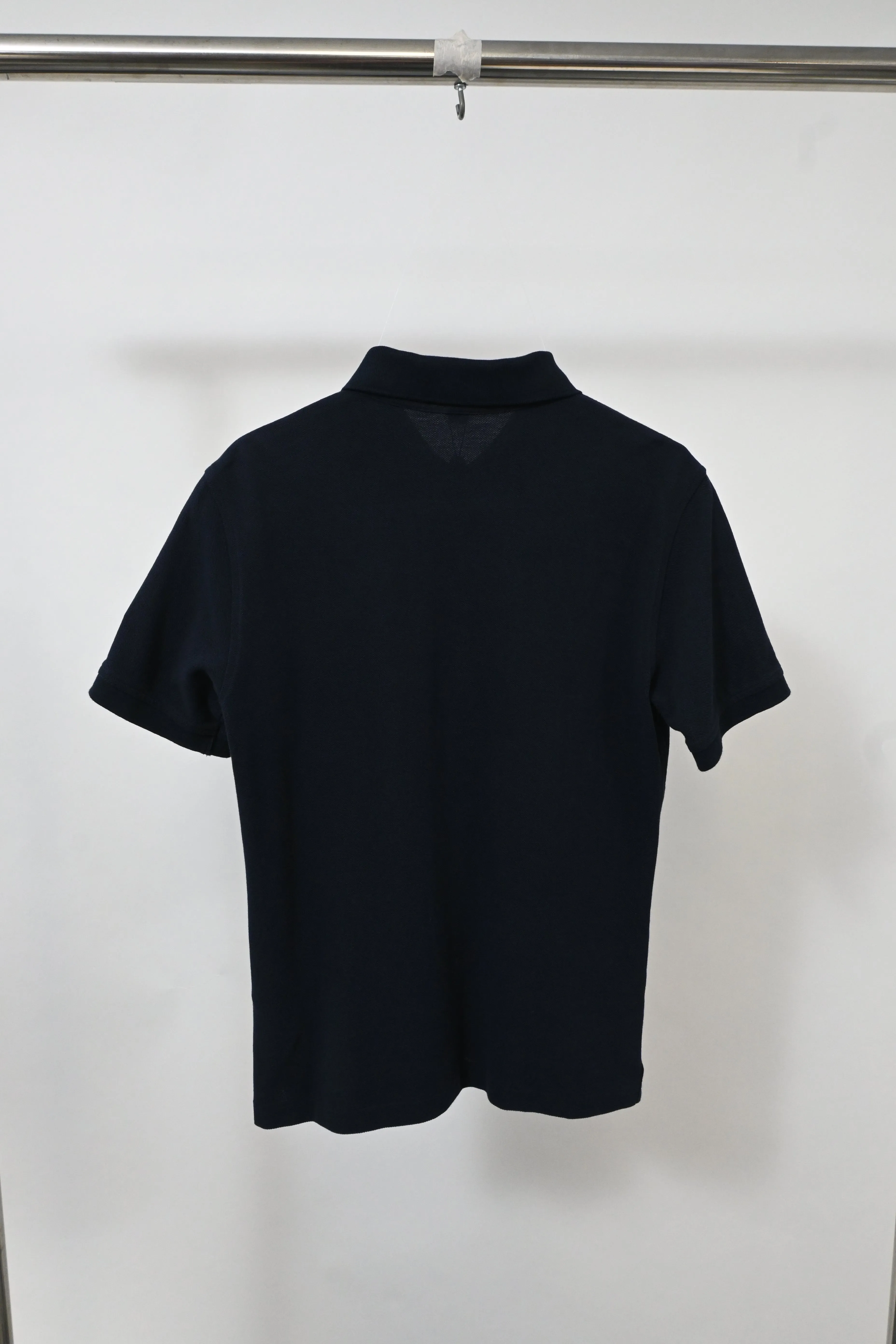 Burberry EKD Logo Polo Shirt in Navy Blue Cotton