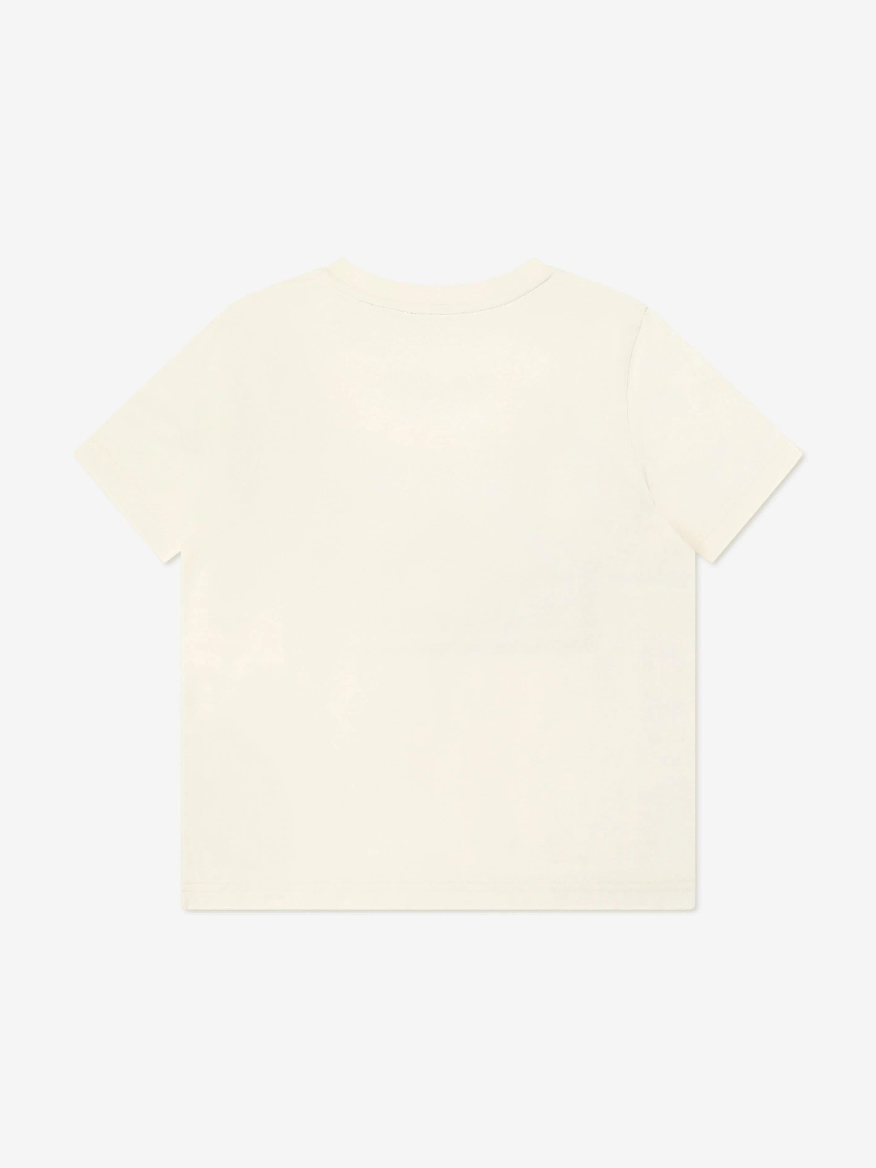 Burberry Kids Box Logo Cedar T-Shirt in Ivory