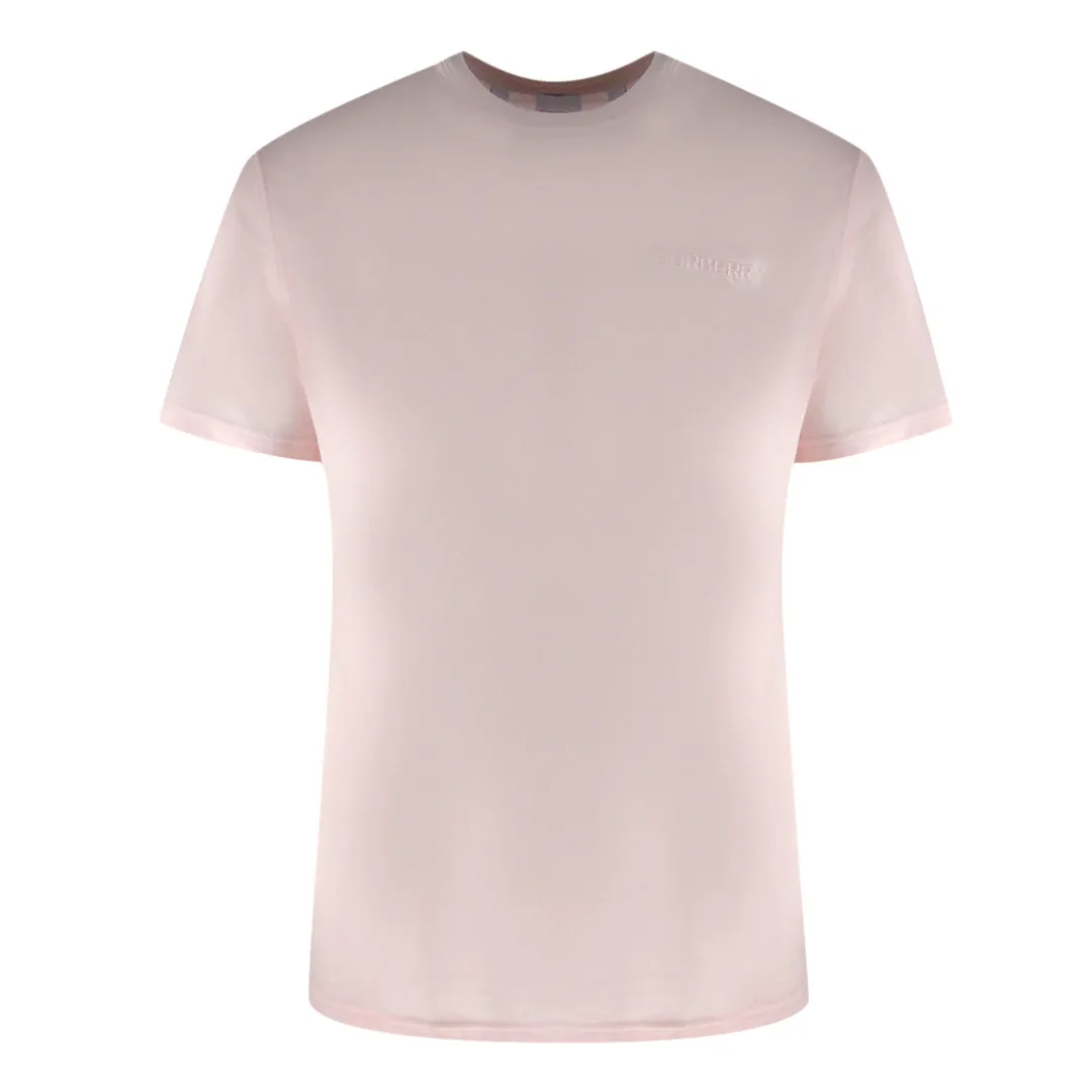 Burberry Monotone Logo Alabaster Pink T-Shirt