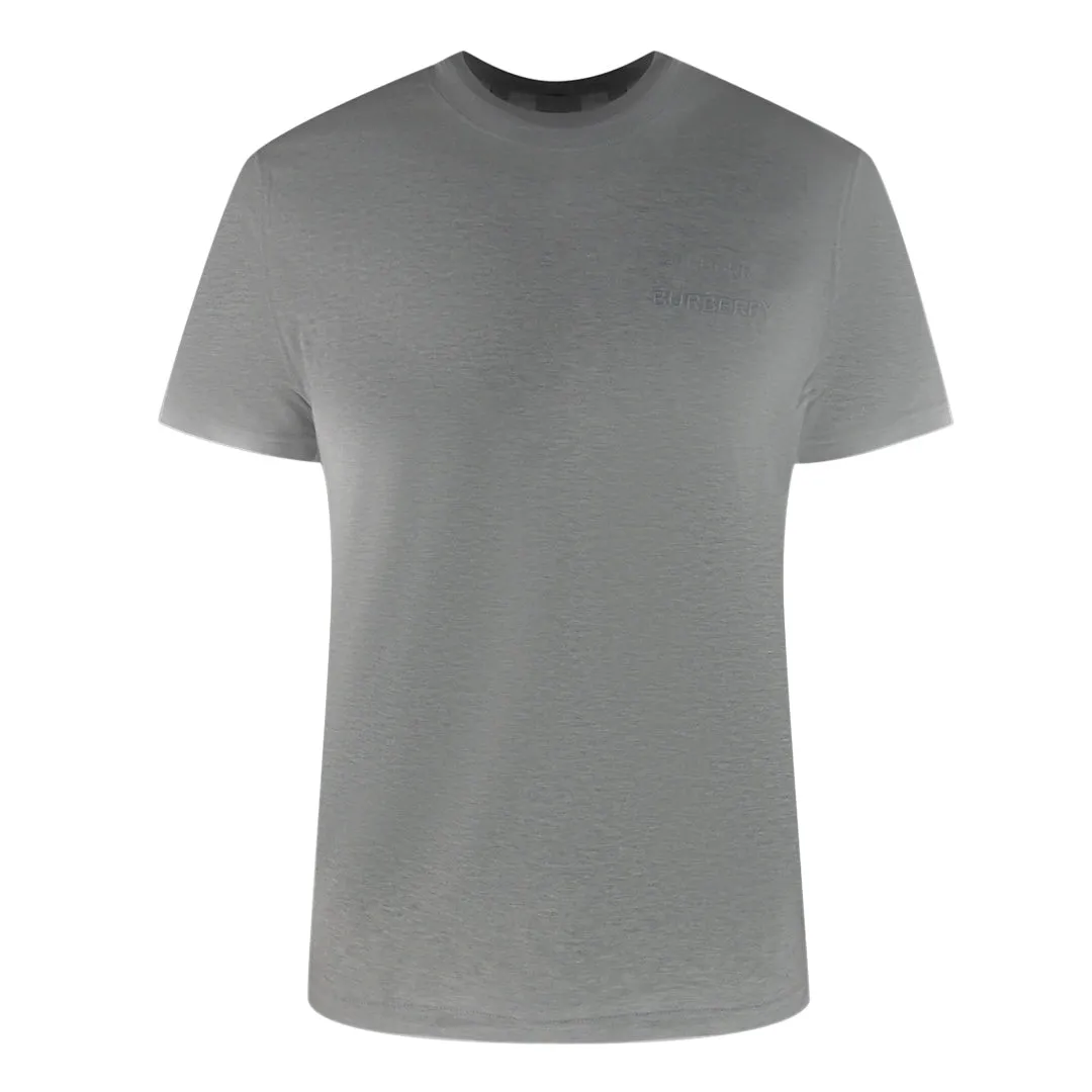 Burberry Monotone Logo Grey T-Shirt