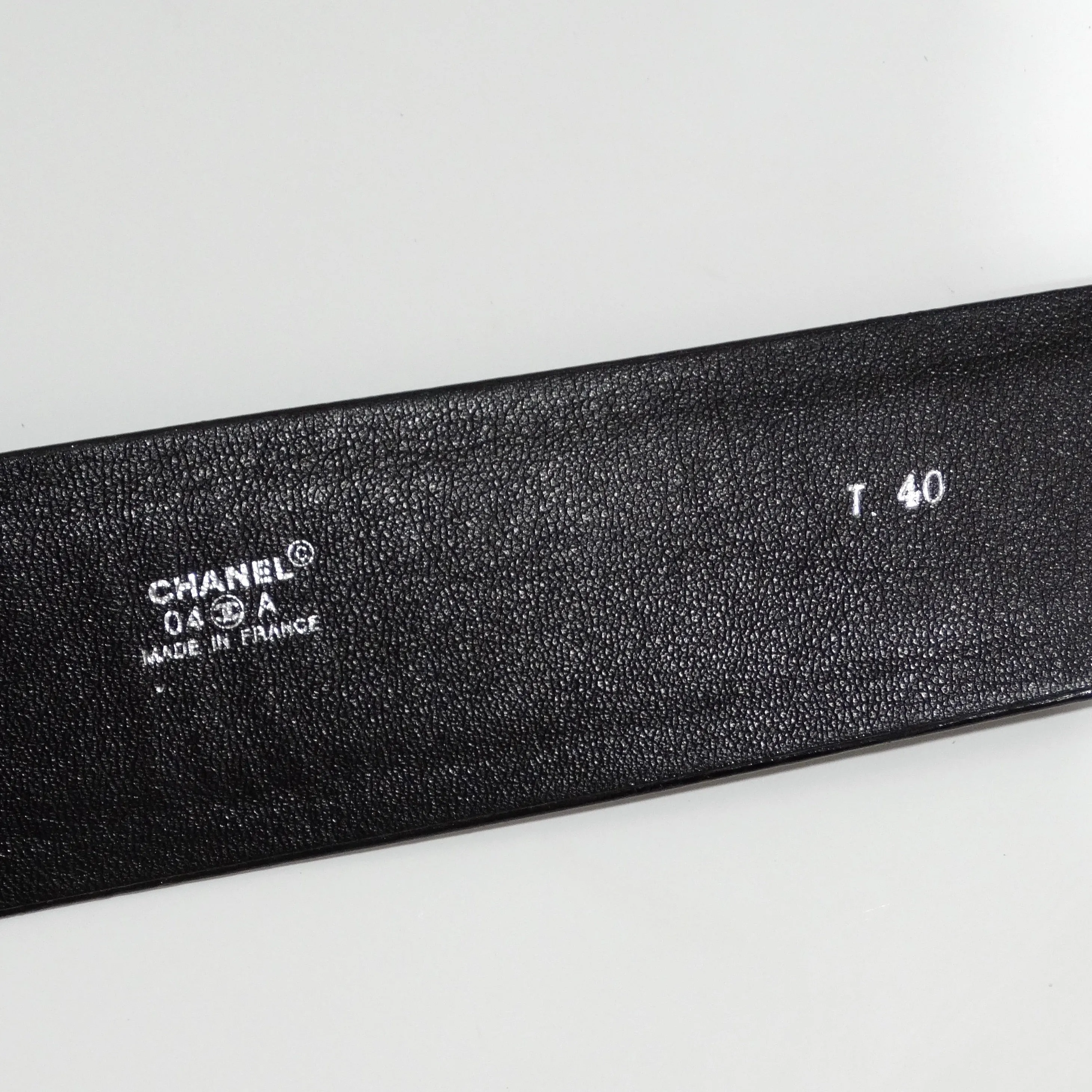 Chanel 2004 Black Button Up Collared Dress and Belt