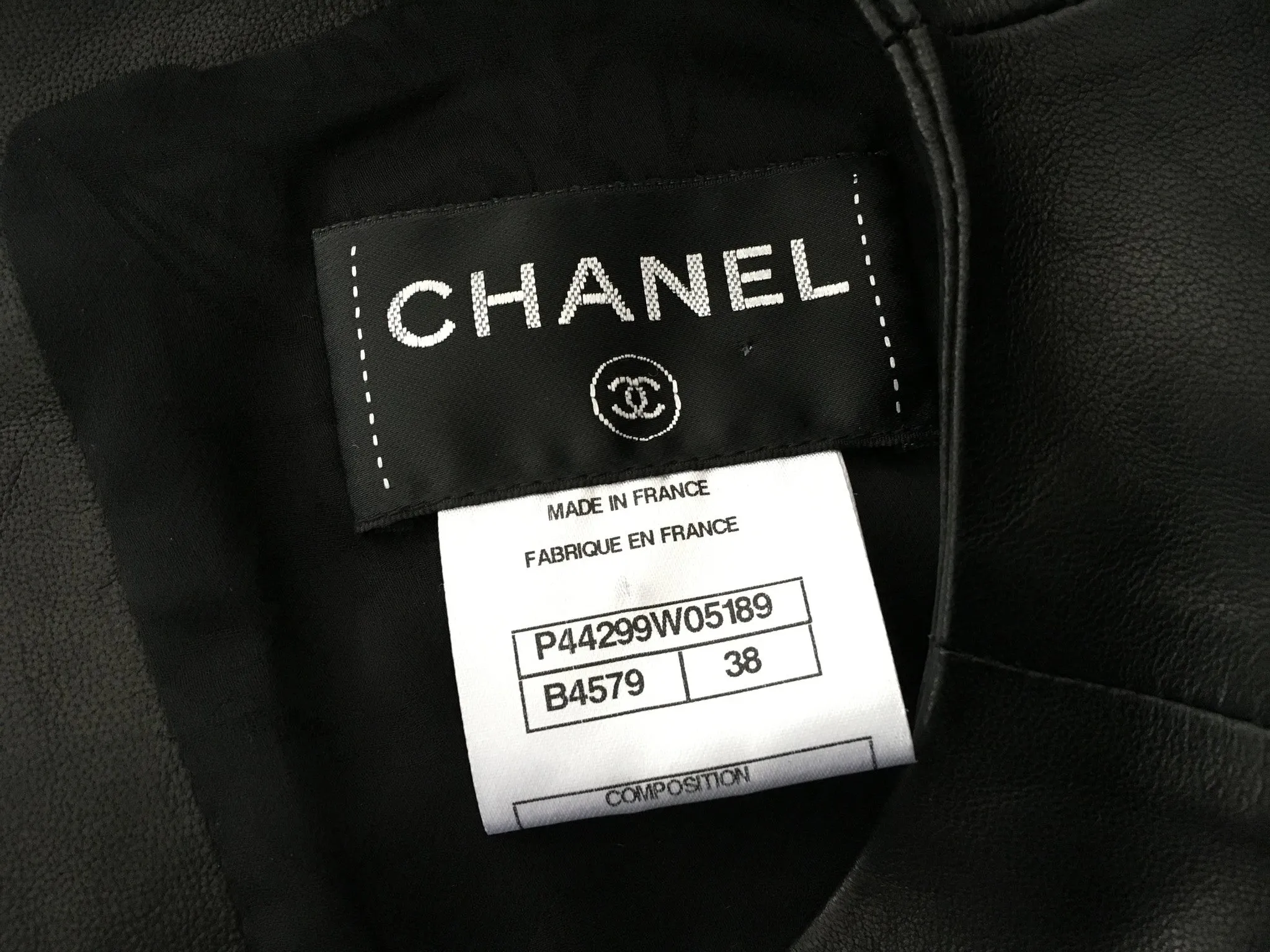 CHANEL AMAZING $7,555.00 LEATHER & FANTASY TWEED DRESS TUNIC SZ F 38 S SMALL ladies