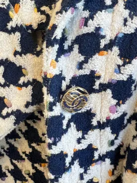 Chanel blue / white dress tweed AVL1106