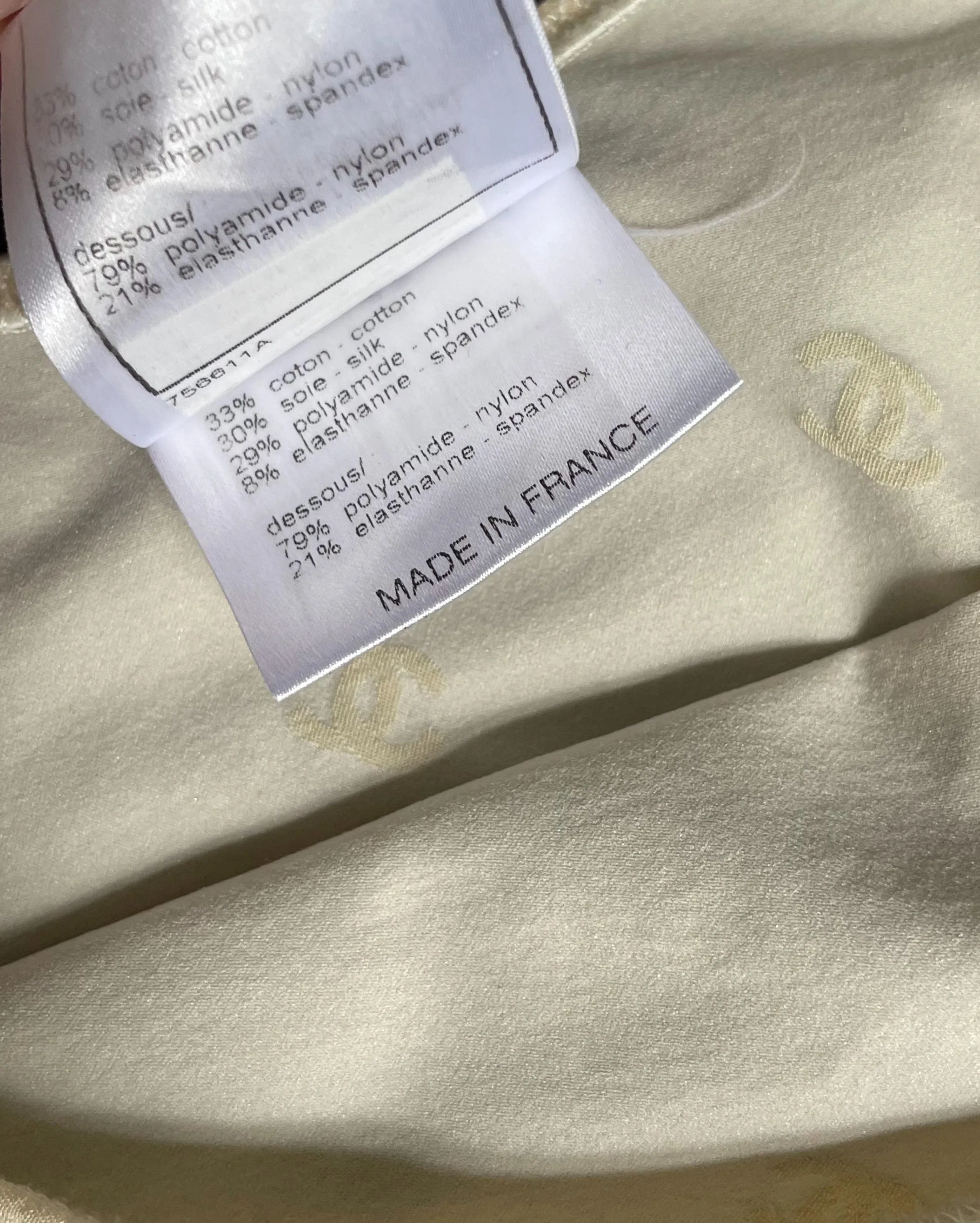 Chanel Spring 2006 Sheer Overlay Babydoll Dress