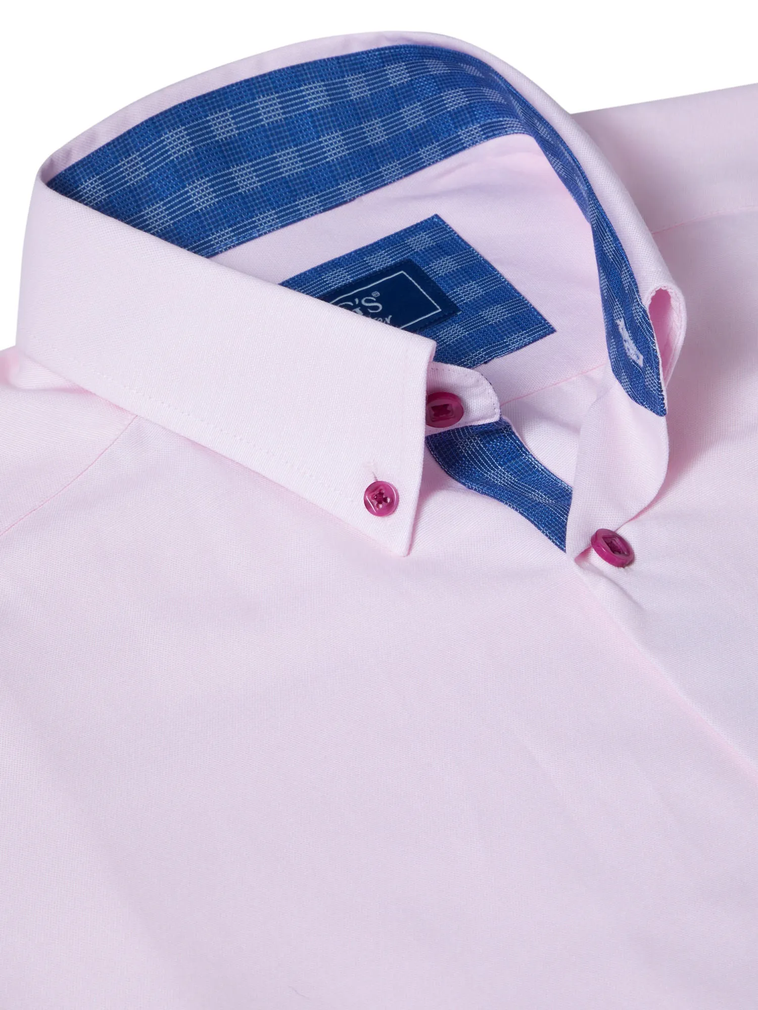 Daniel Grahame Geneva Short Sleeve Casual Shirt - Pink