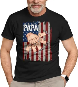 DOPTIKA Father's Day T-Shirt, Fathers Day Birthday Gifts for Dad from Daughter Son, Best Dad Ever Shirt Gifts from Kids
