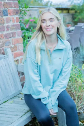 Embroidered Signature Lotus Sunday Sweatshirt