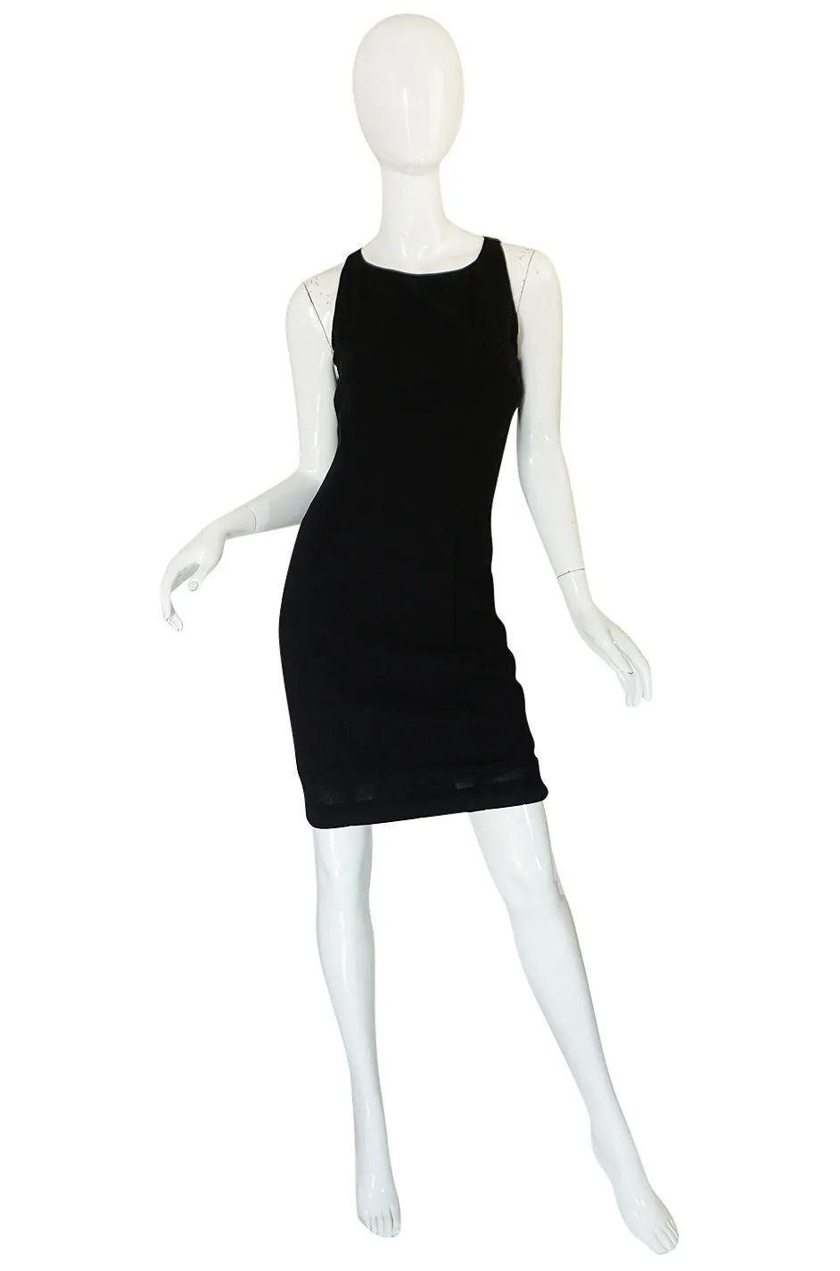 Fall 2006 Chanel Runway Little Black Fitted Stretch Dress