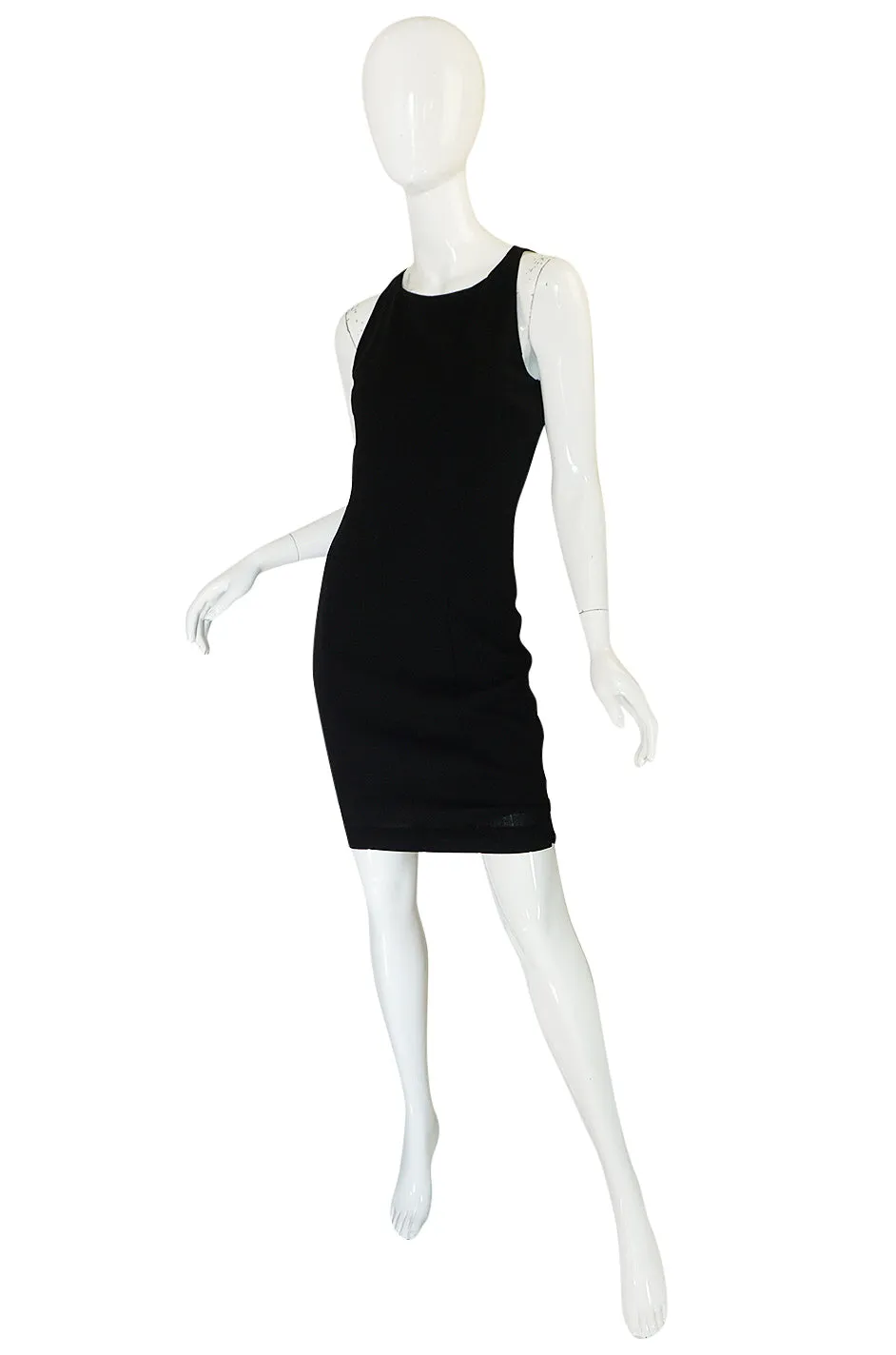 Fall 2006 Chanel Runway Little Black Fitted Stretch Dress