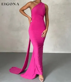 Feminine backless pleated slim fit sleeveless dress