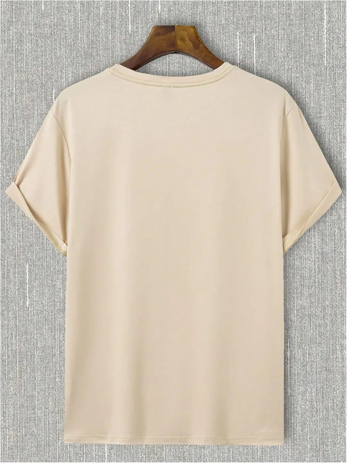 Floerns Men's Cross Print Short Sleeve T Shirt Crewneck Tee Shirts