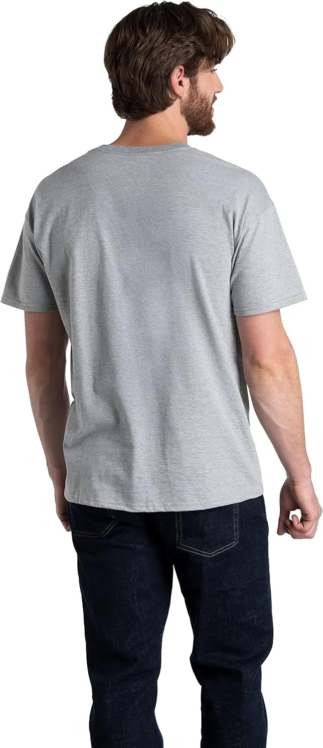 Fruit of the Loom Men's Eversoft Cotton T Shirts, Breathable & Moisture Wicking with Odor Control, Sizes S-4x