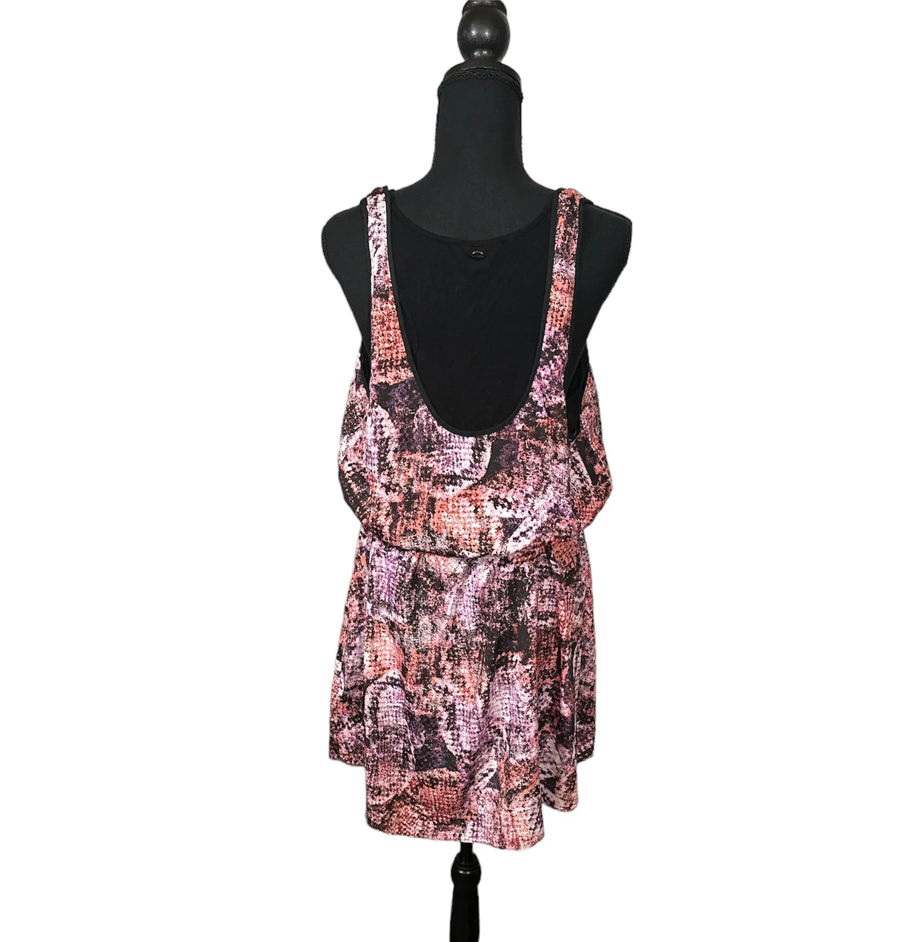 Guess - Pink Purple Blouson Dress