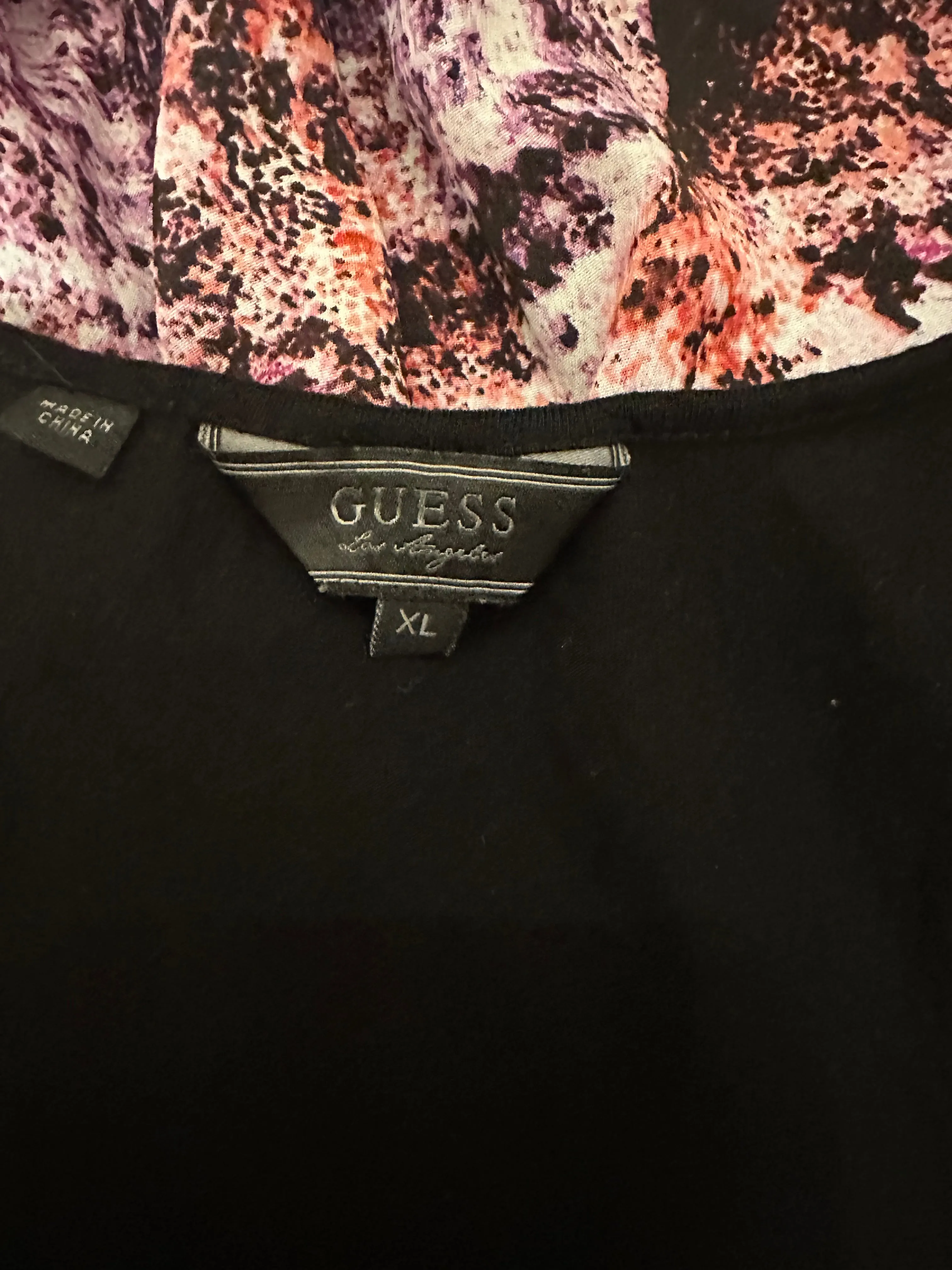 Guess - Pink Purple Blouson Dress
