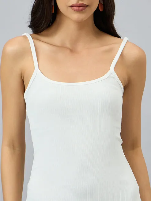 Ivory Elegance Sleeveless Maxi Dress