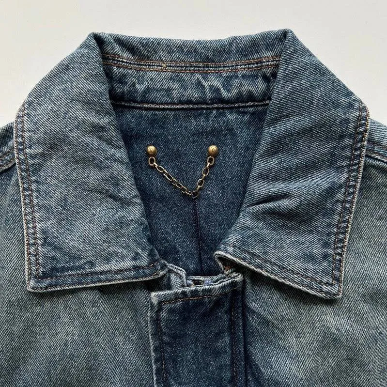 LOUIS V Workwear Denim Jacket