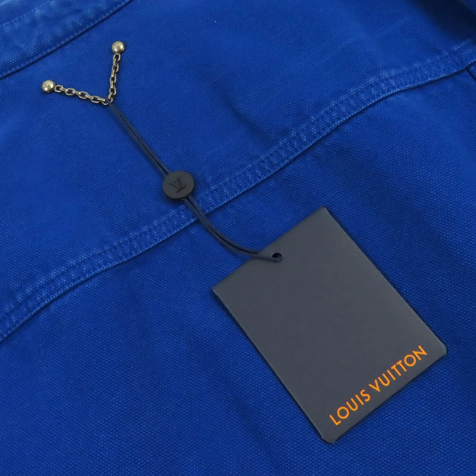 LOUIS VUITTON Denim Jacket HMA83W Outer: 100% cotton, Lining: 100% cotton, Leather part: Cowhide Blue pink Amen Break Cropped Gradient Denim Jacket Amen Break Gradient Denim Cropped Jacket mens 52 Used