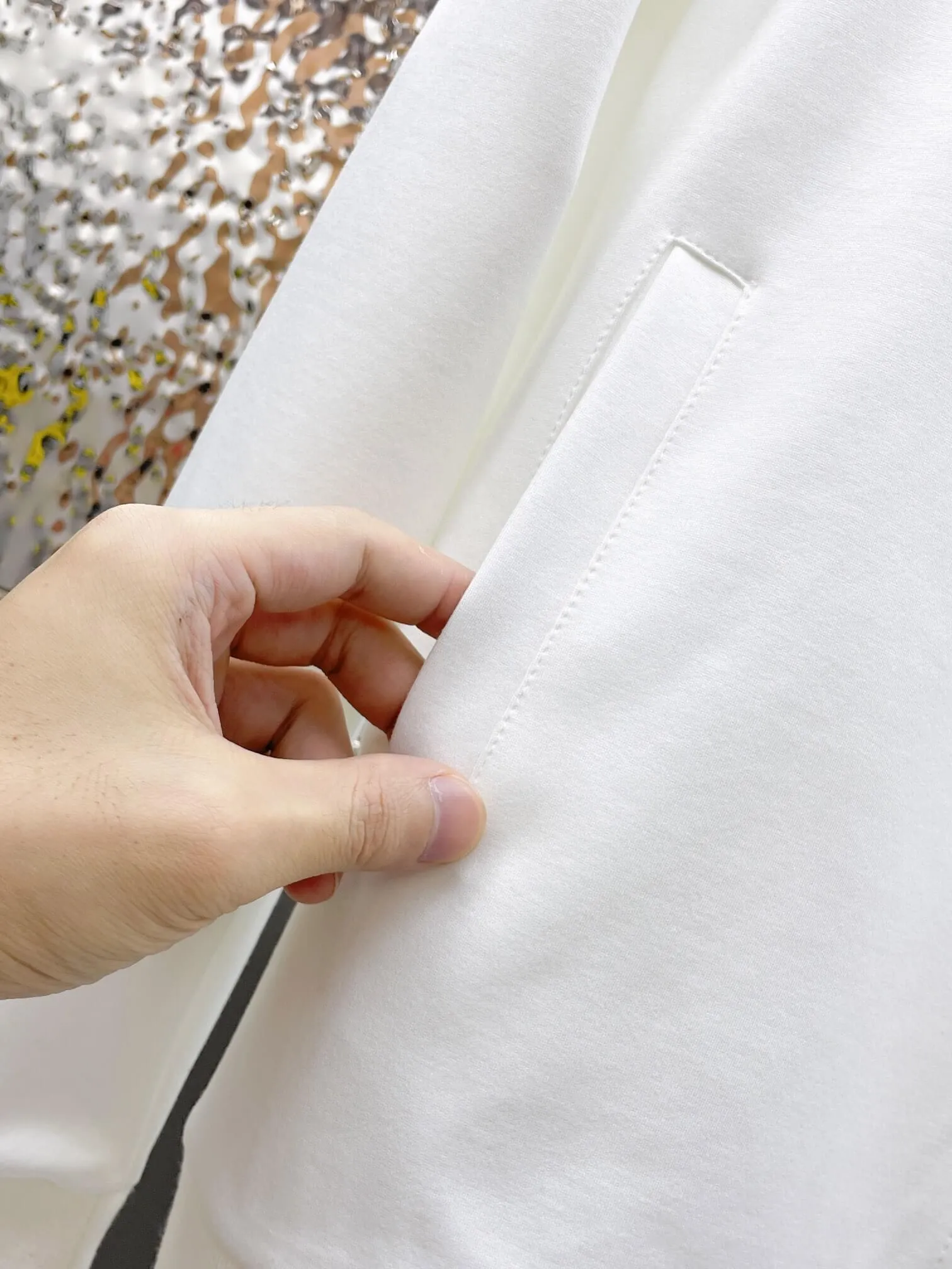 Louis Vuitton Plain White Tracksuit