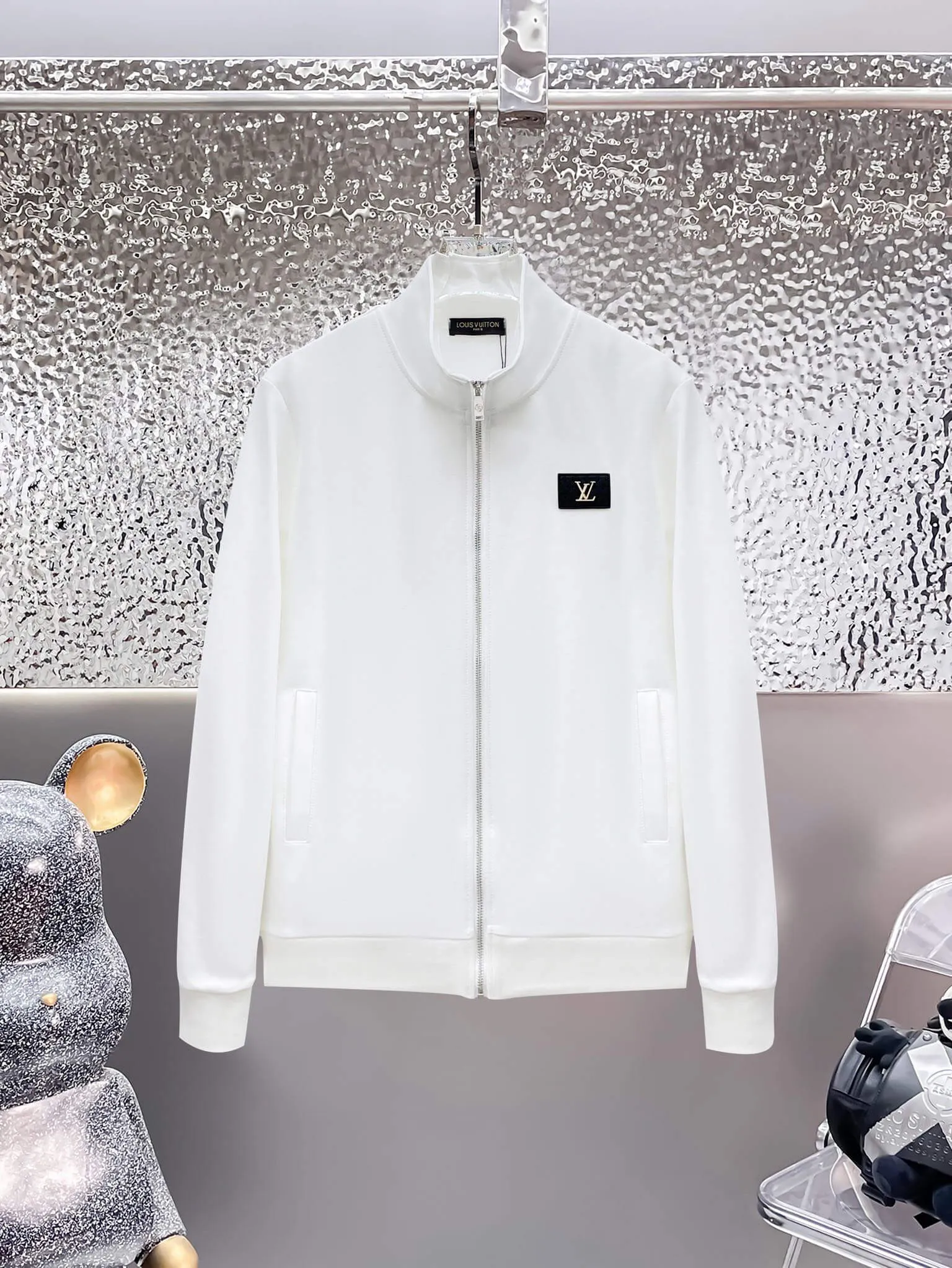 Louis Vuitton Plain White Tracksuit