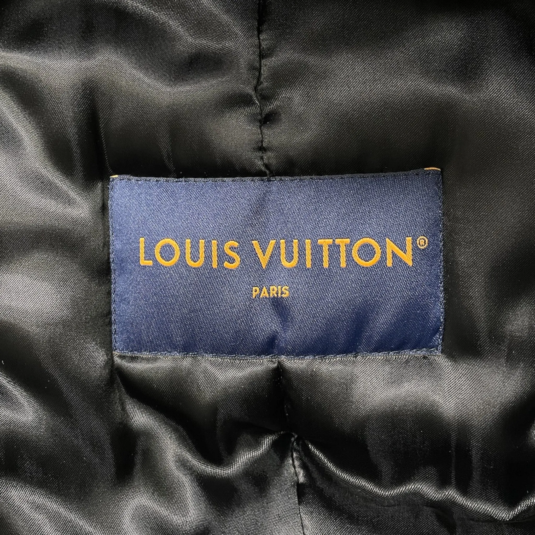 Louis Vuitton x Pharrell Williams Embroidered Nylon Baseball Jacket Black
