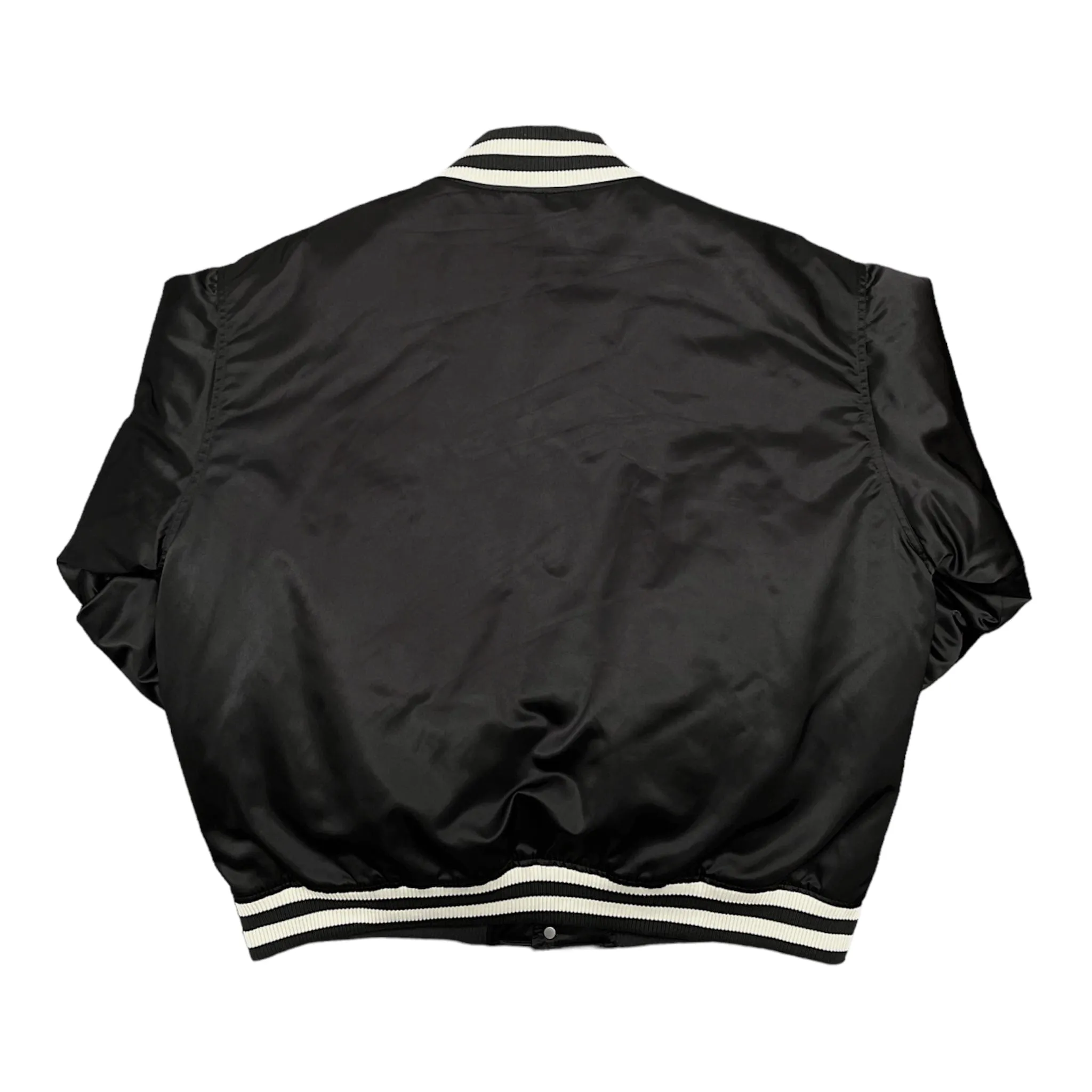 Louis Vuitton x Pharrell Williams Embroidered Nylon Baseball Jacket Black