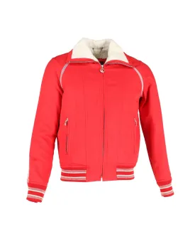 Louis Vuitton Zipped Jacket in Red Cotton