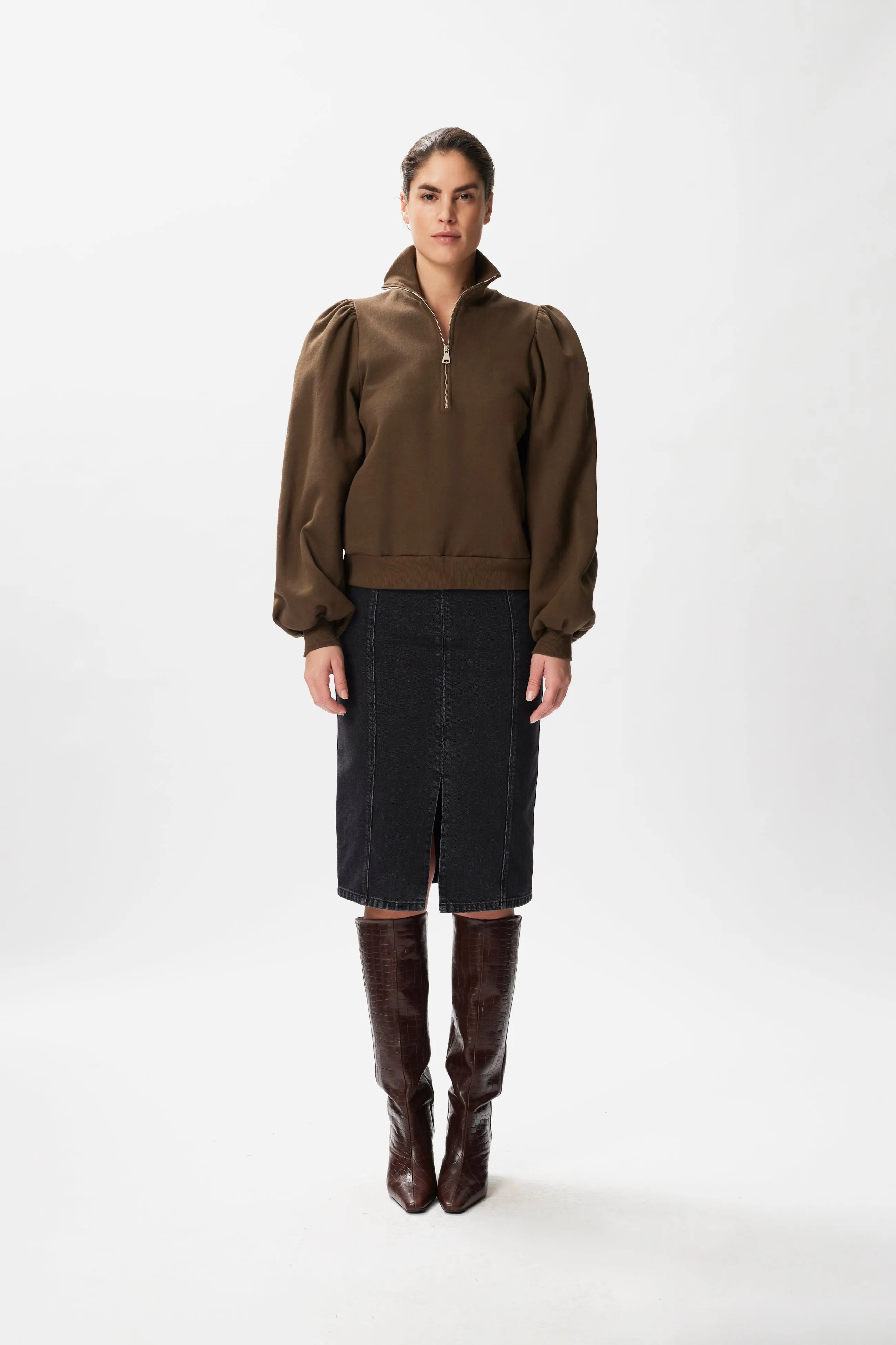 NankitaGZ Zipper Sweatshirt - Forrest
