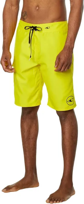 O'NEILL Men's 21 Inch Solid Boardshorts-Water Resistant Swim Trunks for Men with Quick Dry Stretch Fabric and Pockets