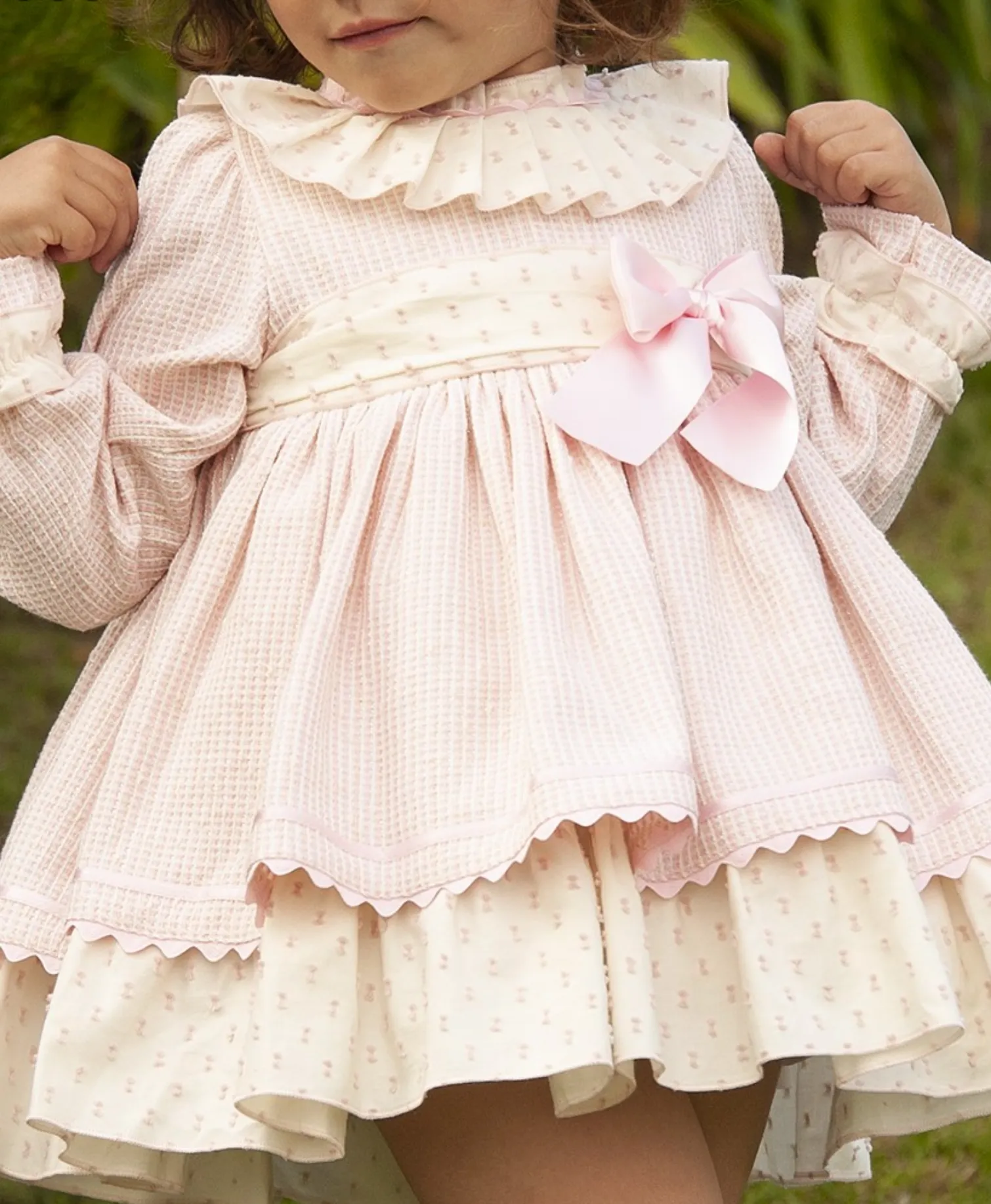 Pink Chanel and Plumetti Dress