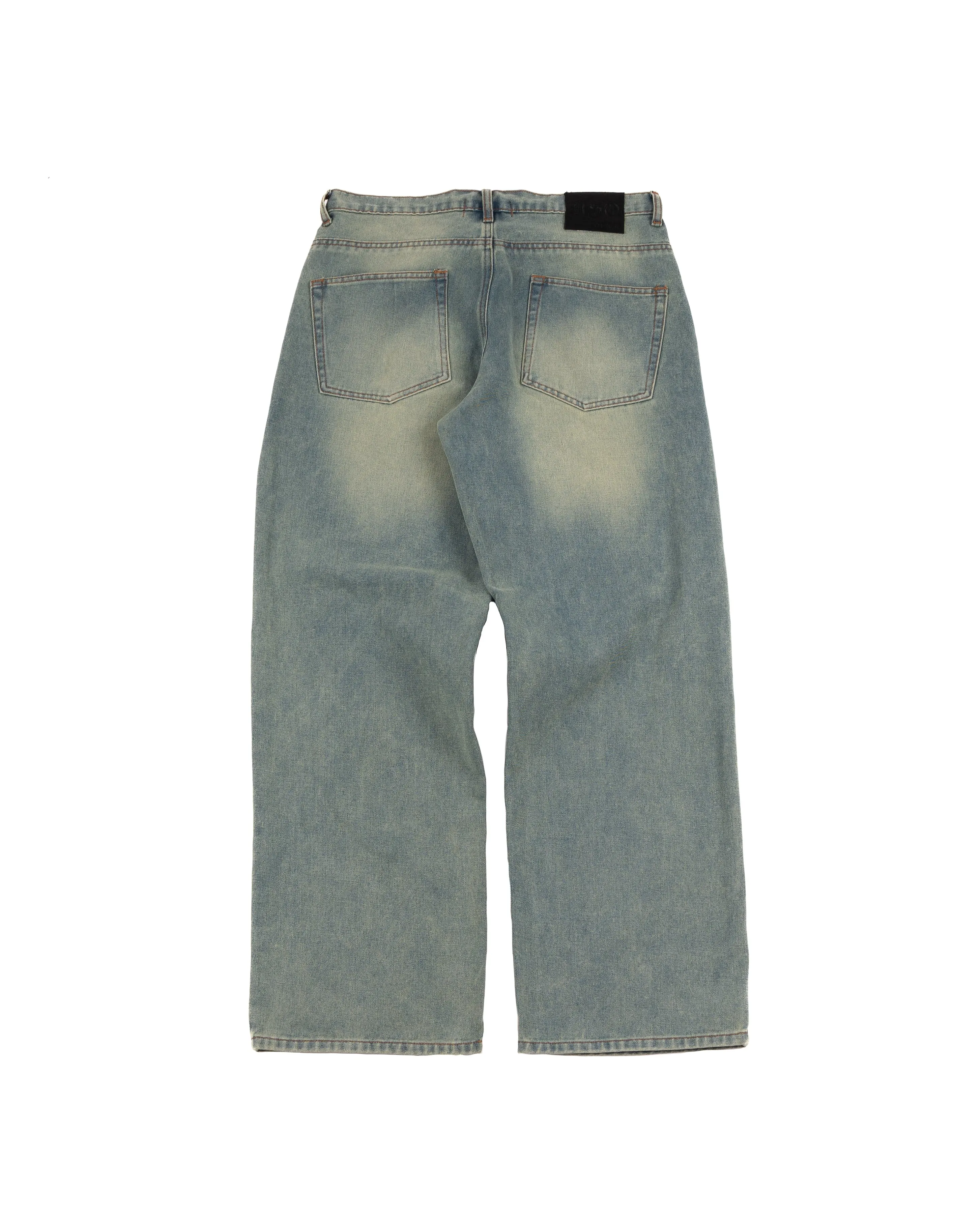 RIPPED BAGGY JEANS IN LIGHT