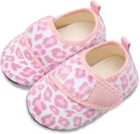 Scurtain Toddler Warm Winter House Slippers Baby Boys Girls Indoor Home Slippers Cozy Lightweight Non-Slip Shoes For Infant Kids Plush Linned