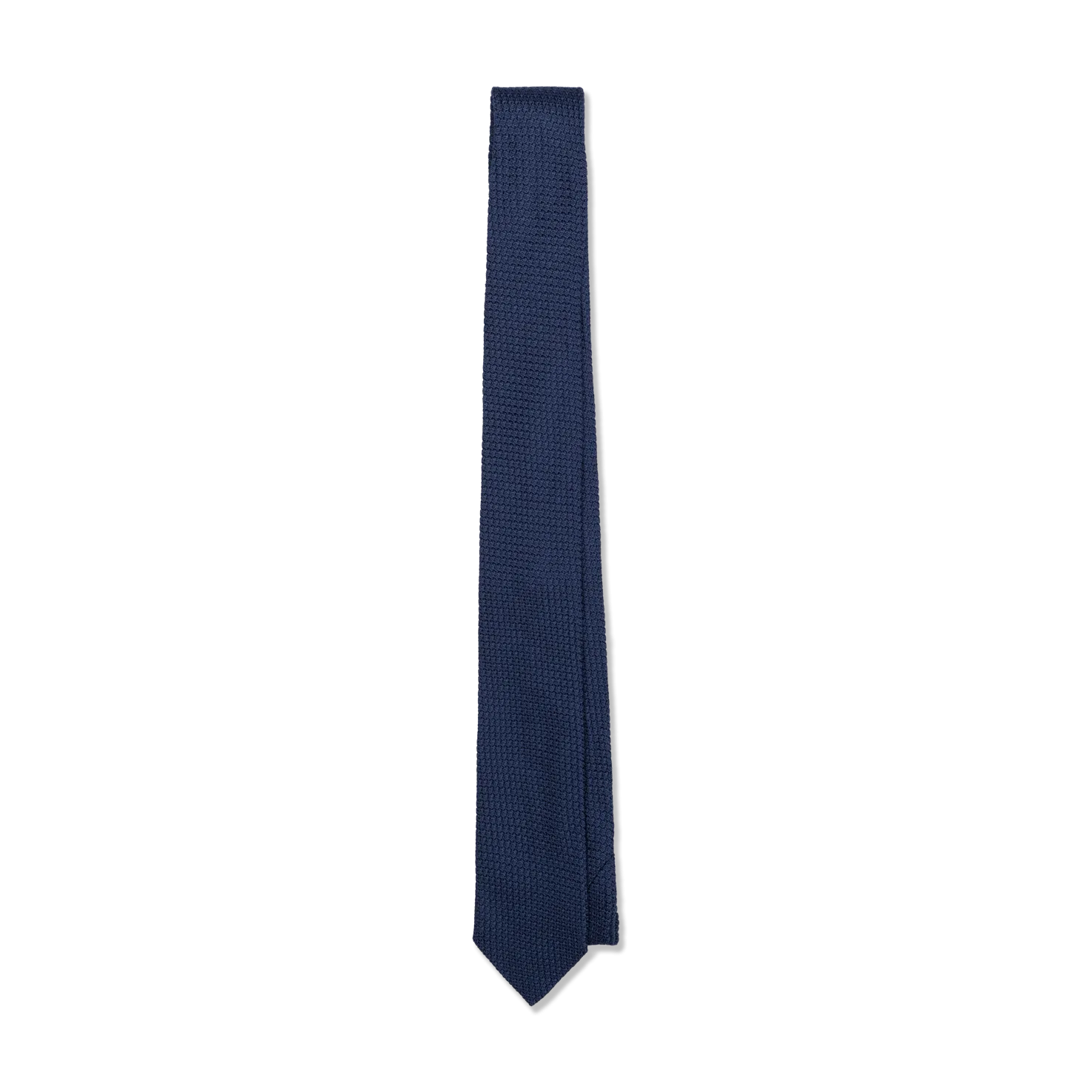 Silk Grenadine Tie in Marine Blue