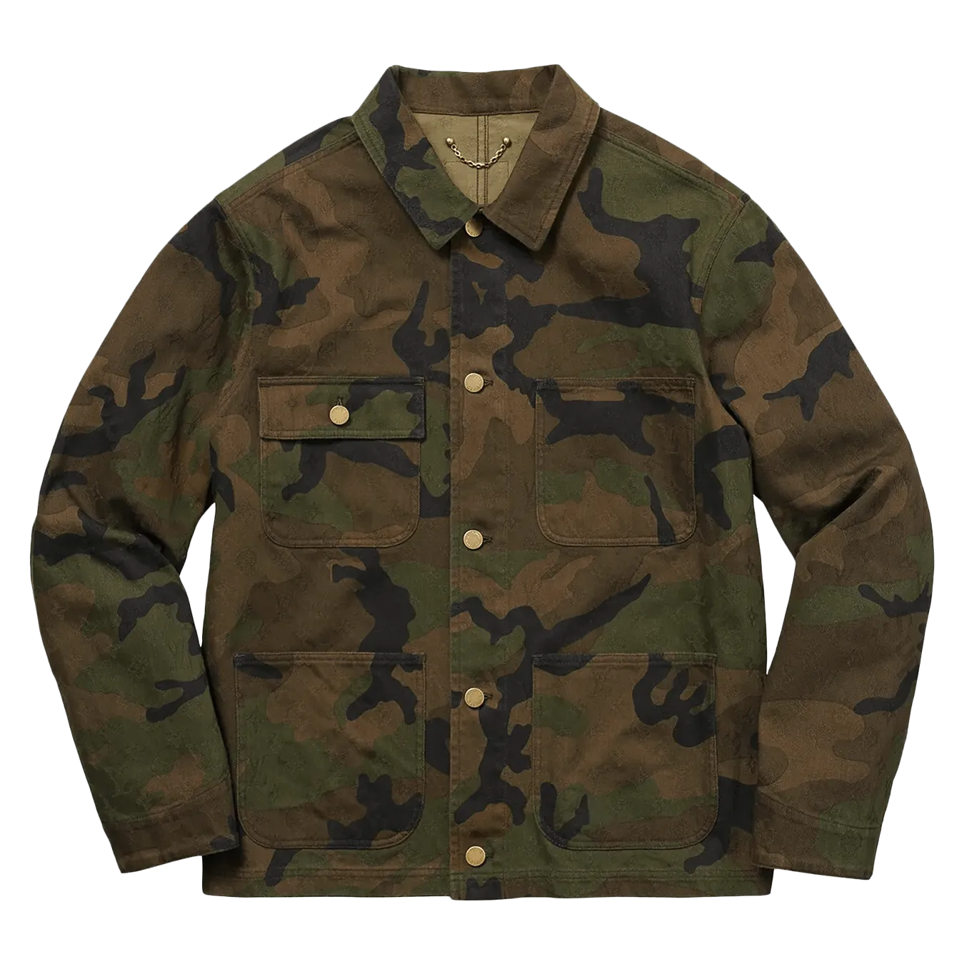 Supreme x Louis Vuitton Jacquard Denim Trucker Jacket 'Camo'