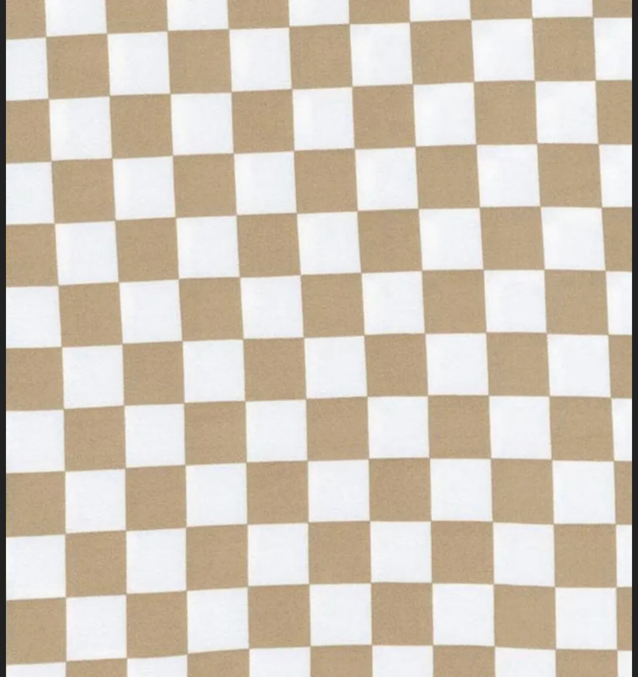 Tan Checkered Bell Bottoms
