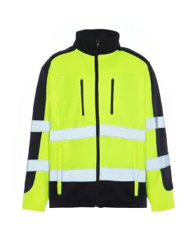 UHV427 HiVis Full Zip Soft Shell Jacket