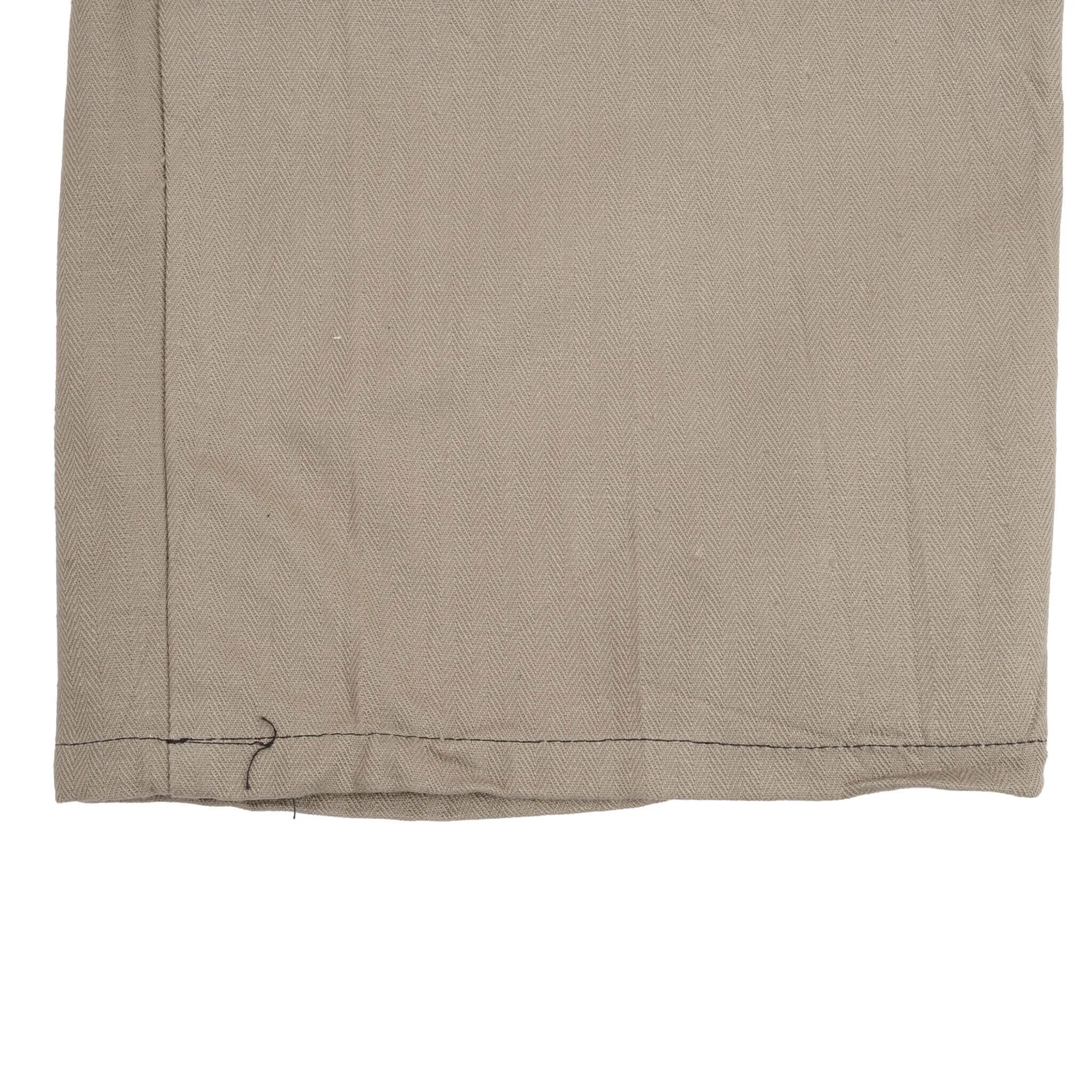 VINTAGE FRENCH WORKWEAR KHAKI SANFOR TROUSERS PANTS 1960S SIZE 34X31